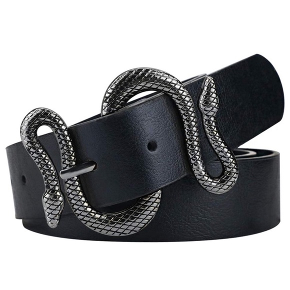 Vintage Snake Belt PU leather main image 5